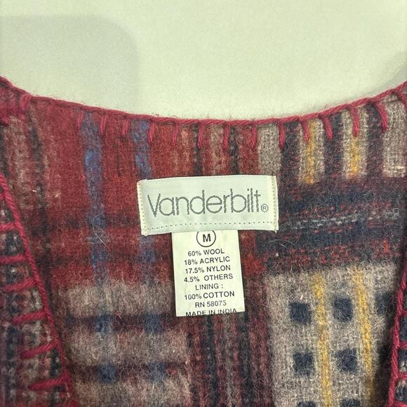 Vintage vanderbilt red blue and - Picture 2 of 2